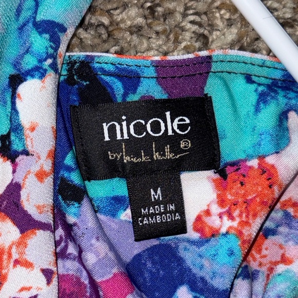 Nicole Miller Multicolor Floral Maxi Dress - Picture 3 of 4